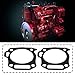AS Axis Spindleon 2Pcs 12251-ZL0-003 Cylinder Head Gasket Metal Compatible with Honda GX160 GX200 Engines Generators Tillers Pressure Washers