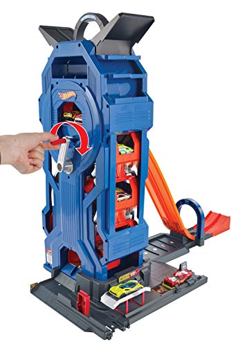 Hot Wheels - Supergaraje, garaje para coches de juguete (Mattel GWT34), Embalaje sostenible, Exclusivo en Amazon