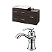 American Imaginations AI-9324 Plywood-Melamine Vanity Set with Single Hole CUPC Faucet, Dawn Grey