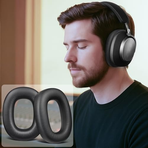 SOULWIT Poduszki nauszne wymienne do Bowers & Wilkins PX8/PX7 S2/PX7 S2e (nie pasują do PX7) słuchawek nausznych, poduszki nauszne z pianką izolującą hałas o dużej gęstości