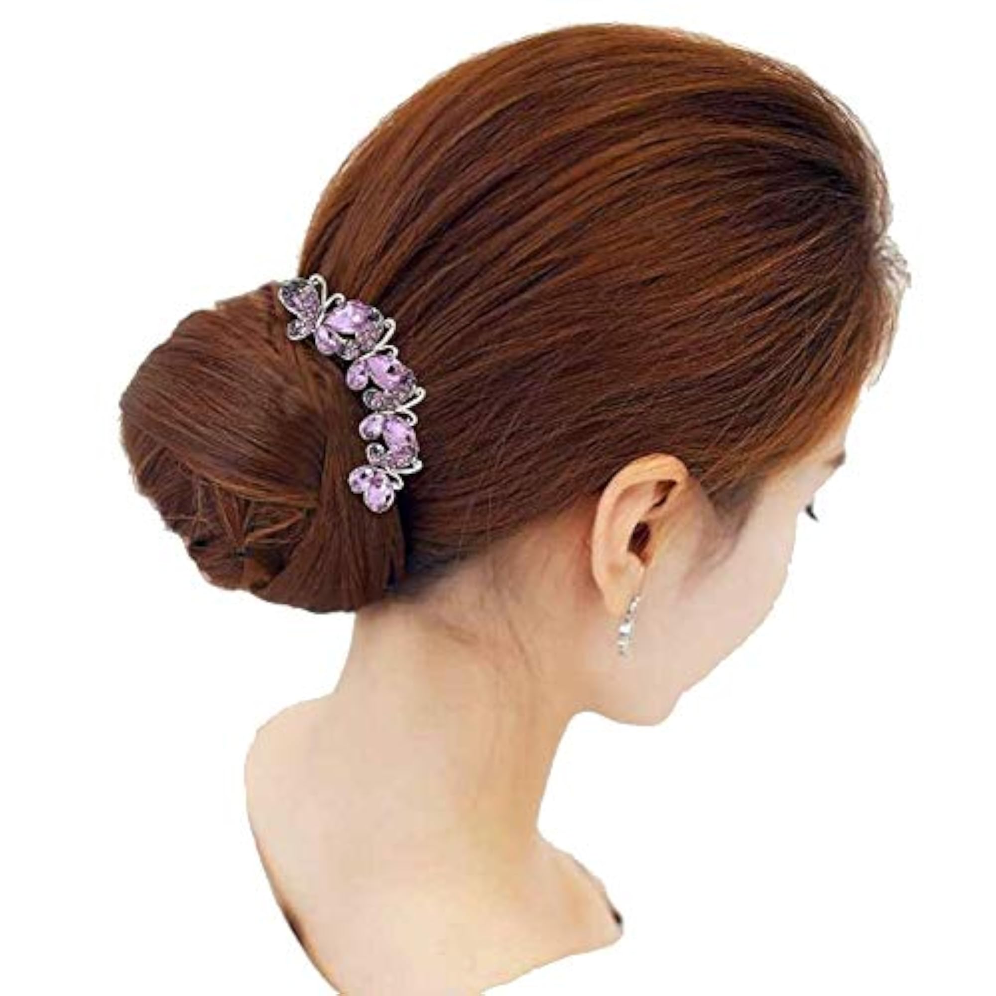 Decorative Crystal Rhinestone Hair Pins, 4pcs
