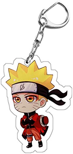 djryj Meritorious Anime Naruto Shippuden Llavero Llavero Manga Llavero Cosplay Acrílico Colgante Llavero Anime Colección Nuevo - H02