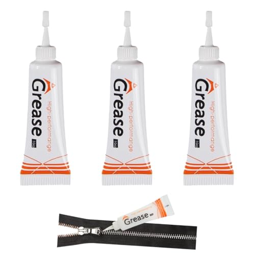 IZIHQA 3 Pezzi Zipper Lubricant, Zipper Lubricant Snap Lube Stick Tube Lubrificante Per Cerniere Lubrificante, Adatto Per Attrezzature Da Esterno, Borse, Abbigliamento, Barche