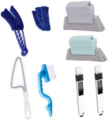 8pcs Household Groove Cleaning Brush Set Xmas for Blinds and Floors image 3