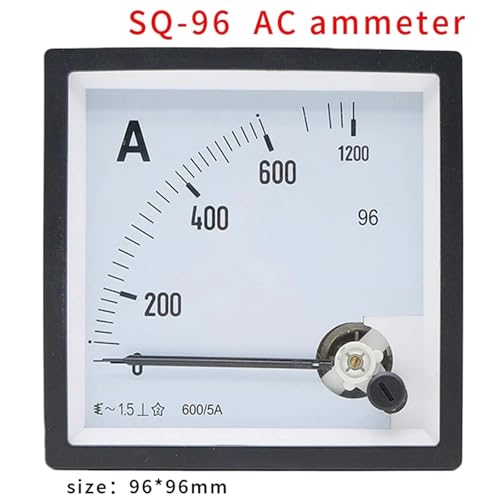 Ampèremètre AC SQ-96 de type pointeur avec double capacité de surcharge - 2