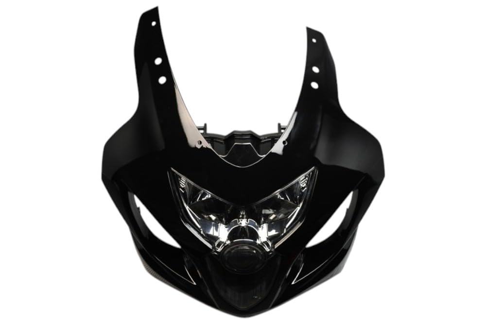 avdb -motocykl owiewka przednia/głowica widelca kompatybilna z SUZUKI GSXR 600 GSX-R 2004-2005, GSXR 750 GSX-R 2004-2005 Opakowanie: Głowica widelca + optyka (czarny)