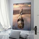 【Decoración ideal para el hogar】 Pintura de decoración de pared perfecta para dormitorio, sala de estar, baño, cocina, comedor, pasillo, oficina, hotel, bar, cafetería.