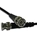 Amphenol Connex 115101-19-60.00 RG-58 Cable, BNC Straight Plug to BNC Straight Plug, 50 Ohm Impedance, 60" Length