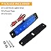 PSEQT 10 Pcs LED Rock Strip Lights Car Exterior Underglow Wheel Fender Well Lighting Kits Waterproof for Golf Cart Wrangler Offroad Truck RV UTV ATV Snowmobile (Blue)