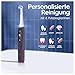 Oral-B iO Series 8 Plus Edition Elektrische Zahnbürste, Electric Toothbrush, PLUS 3 Aufsteckbürsten, 6 Putzmodi für Zahnpflege, Reiseetui, Designed by Braun, Violet Ametrine