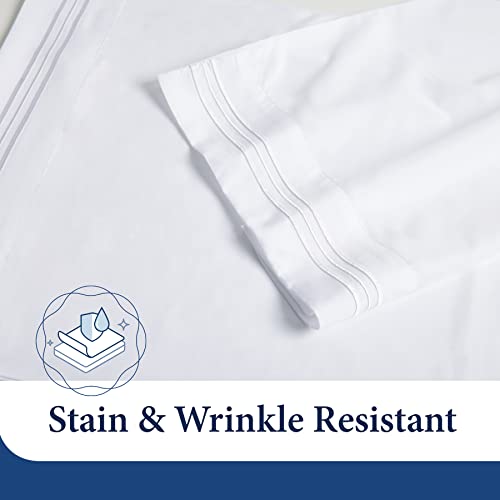 Cosy House Collection Everyday 1500 Series Bed Sheets - Master Bedroom Essentials - Luxury Hotel Ultra Soft Bedding - Stain & Wrinkle Resistant - Easy & Comfy Fit - 4 Piece (Cal King, Brink Pink) #TOP5