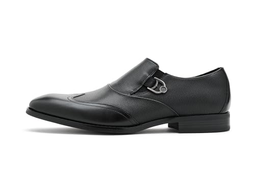 Stacy Adams Men's Lockwood Wingtip Ornament Slip-On Loafer Black 8.5 Medium by Stacy Adams - Used condition - Image 4