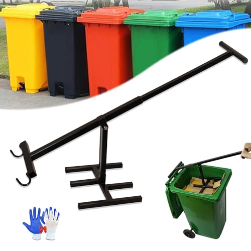 image for OFUCAB Wastemate Bin Compactor, Manual Trash Compactor, Touchless Tras