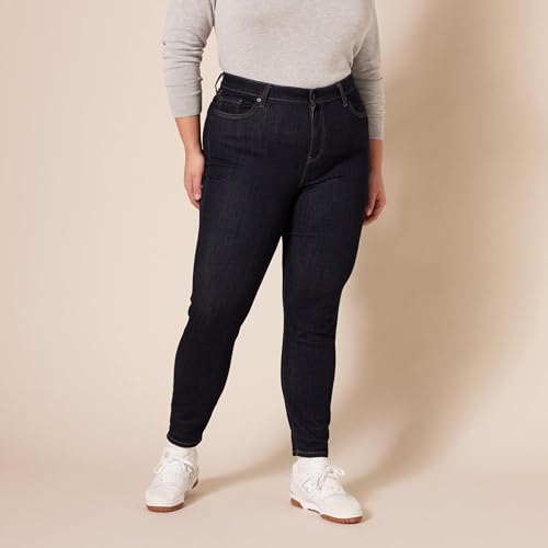 Image of Amazon Essentials Women's High-Rise Skinny Jeans with Stretch, 5-Pocket Styling, 3 Inseam Lengths - Discontinued Colors