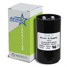 400-480 uF x 165 VAC - BMI Start Capacitor # 092A400B165AC1A - Made in The USAF