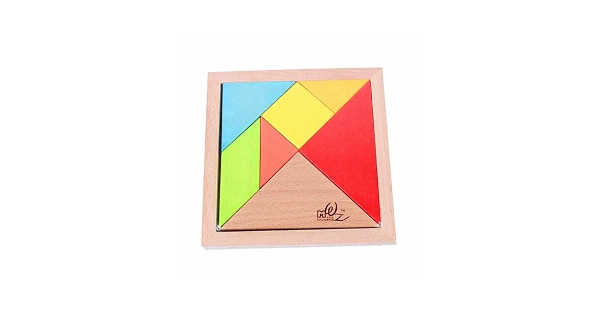 Amazon.co.jp: 木製7ピースパズル タングラム 様々なシルエット