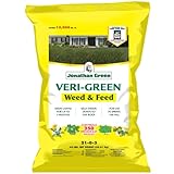 Jonathan Green (16003) Veri-Green Weed and Feed Lawn Fertilizer - 21-0-3 Grass Fertilizer & Weed Killer (15,000 Sq. Ft.)