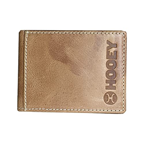 Image of HOOEY Bi-Fold Leather Men's Wallet (Aztec - Turquoise)