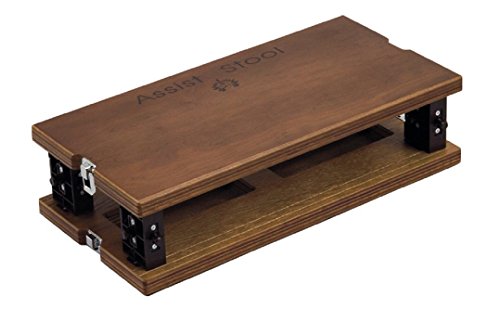 吉澤 ヨシザワ PEACOCK ピアノ補助台 アシストスツール ウォルナット ASS-V-Wのサムネイル