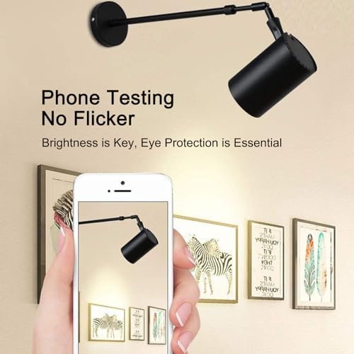 Aplique de pared extensible sin parpadeo para evitar la fatiga visual en casa 5