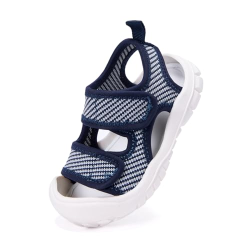 Image of BMCiTYBM Baby Boy Girl Closed Toe Summer Toddler Sandals Lightweight Shoes Infant Non-Slip First Walking Sneakers 6 9 12 18 24 Months 2-3 Years