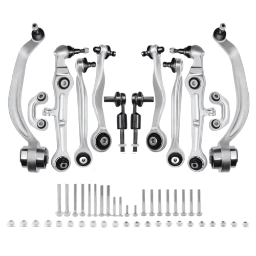 Safety Recall 42L1 / Rear Axle Trailing Arm Lock Nut - 2020-2021 Audi 6 ALADICHE Control Arm Kit Fit for Audi B6 B7, A4, A4 Quattro 2000-2008