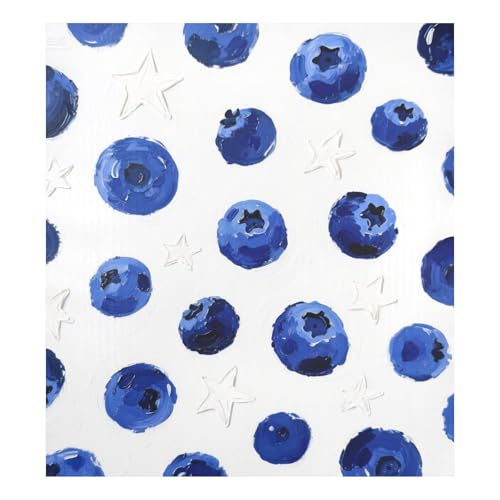 Blueberry Star Housse décorative magnétique réutilisable pour lave-vaisselle 58,4 x 66 cm