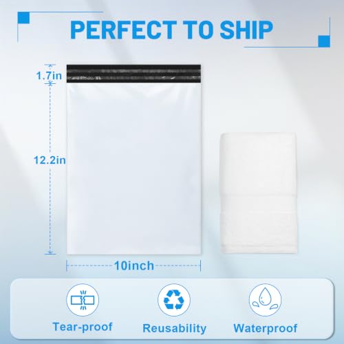 Poly Mailers 10x13 Inch 50 Pcs, Large Shipping Bags for Clothing - Image 2