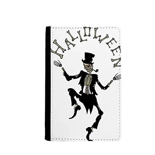 Étui passeport Halloween tête de mort multicolore 3,7x5,8"