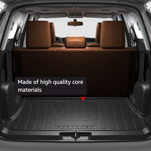 Image of GFX Car Trunk Rear Mat Boot Dicky Mat (After-Market) Compatible with Kiger (2021 Onwards) Black Custom Fit Heavy Duty TPV Material