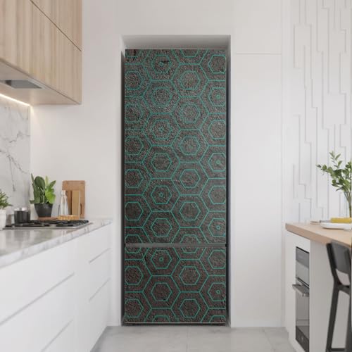 Vinilo para nevera autoadhesivo de 70x190 cm impermeable lavable para cocina 3