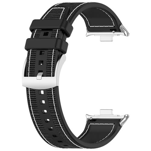 [LICHIFIT] Xiaomi Smart Band 9 Pro/Band 8 Pro/Redmi Watch4�p�o���h �x���g �ւ��o���h �V���R��+�i�C������ �_�炩�� �ϋv�� �X�|�[�c�o���h �A�N�Z�T���[ �i�u���b�N�j