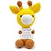 Inspirational Crochet Cheerful Giraffe – Christmas Stocking Stuffers Handmade Cute Emotional Cheer Uplifting Support Funny Gift for Women Student College Coworkers Birthday Graduation Friendship