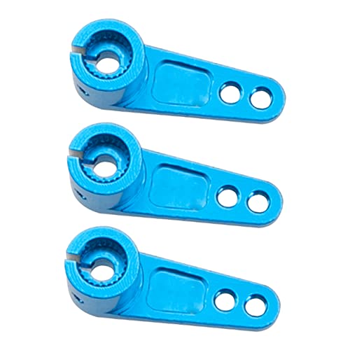 Vgoohobby XZ364 3Pcs Vgoohobby Metal 25T Servo Horn 25-Teeth Steering Arms For Standard Servo Motors Compatible With Traxxas Axial Tamiya Hsp Redcat 1/8 1/10 Rc Crawler Drift Racing Car thumb #5