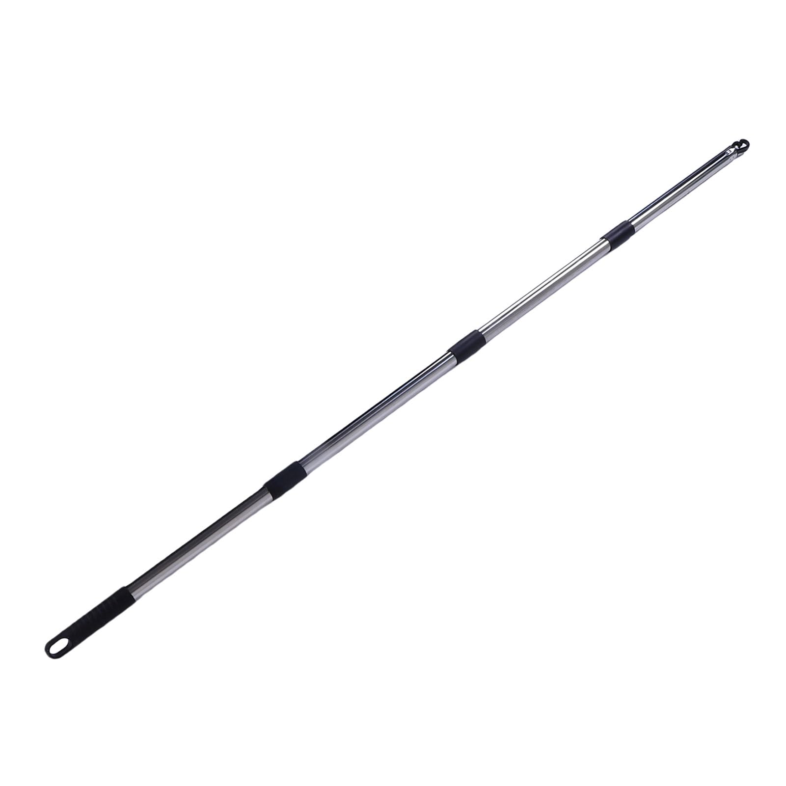 Soporte para Tendedero Telescópico para Exteriores, Poste de Alcance para Percha de Armario Ajustable de Acero Inoxidable de 75 a 250 Cm, Poste de Soporte para Tendedero
