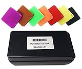 HFBTE Durometer Hardness Test Block Kits Hardness Calibration Block Type A for Hard Rubber And Plastics...