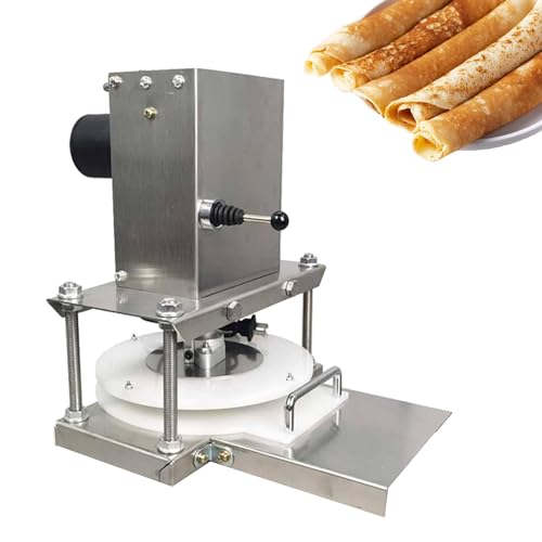 Máquina laminadora eléctrica comercial para masa de pizza, prensa para masa de pizza, prensa de alta resistencia para repostería, fácil de usar para el hogar, restaurantes y panaderías