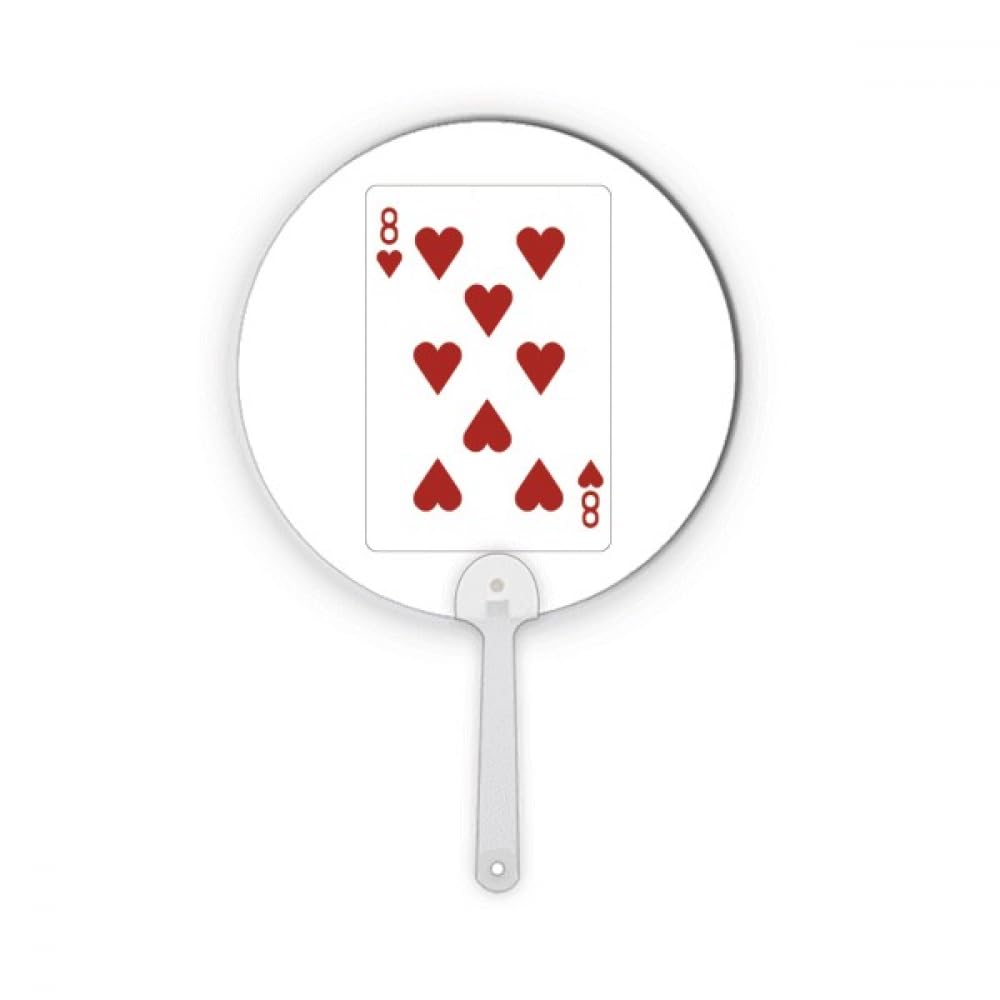 Cartes à jouer rondes en plastique premium avec design exclusif No/No Heart
