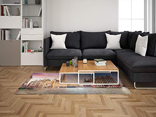 Oedim Alfombra Bruselas para Habitaciones PVC | 95 x 95 cm | Moqueta PVC | Suelo vinílico | Decoración del Hogar | Suelo Sintasol |