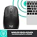 immagine 1Logitech M190 Mouse Wireless, Design Ricurvo Ambidestro, Batteria fino a 18 Mesi con Funzione Risparmio Energia, Ricevitore USB, Cursore di Precisione, Rotella di Scorrimento, Nero
