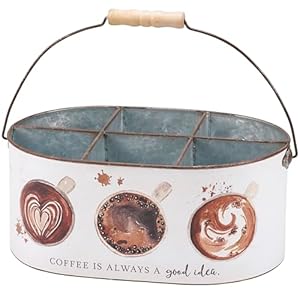 Primitives by Kathy Good Idea Dining Caddy, 12" x 5.50" x 8", Multi-Color Primitives by Kathy Good Idea Dining Caddy 12 x 550 x 8 Multi Color