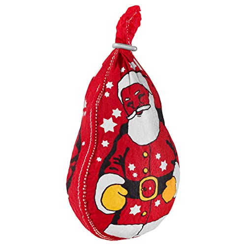 Pikanten WURSTBARON® Salami Kugelnikolaus - 250g schmackhafte Salami in tollem Weihnachtsdesign