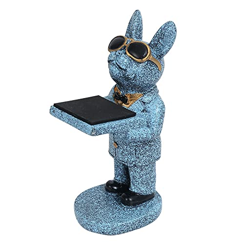 BAOJULONG Watch Display Stand Holder Cool Resin Dog Figurines Jewelry Bracelet Ring Watch Stand Office Home Decor Gifts