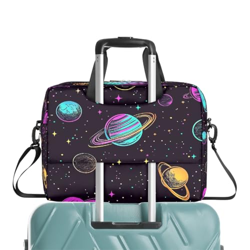 Maletín para portátil 15.6" patrón Colorful Planet miniatura 7