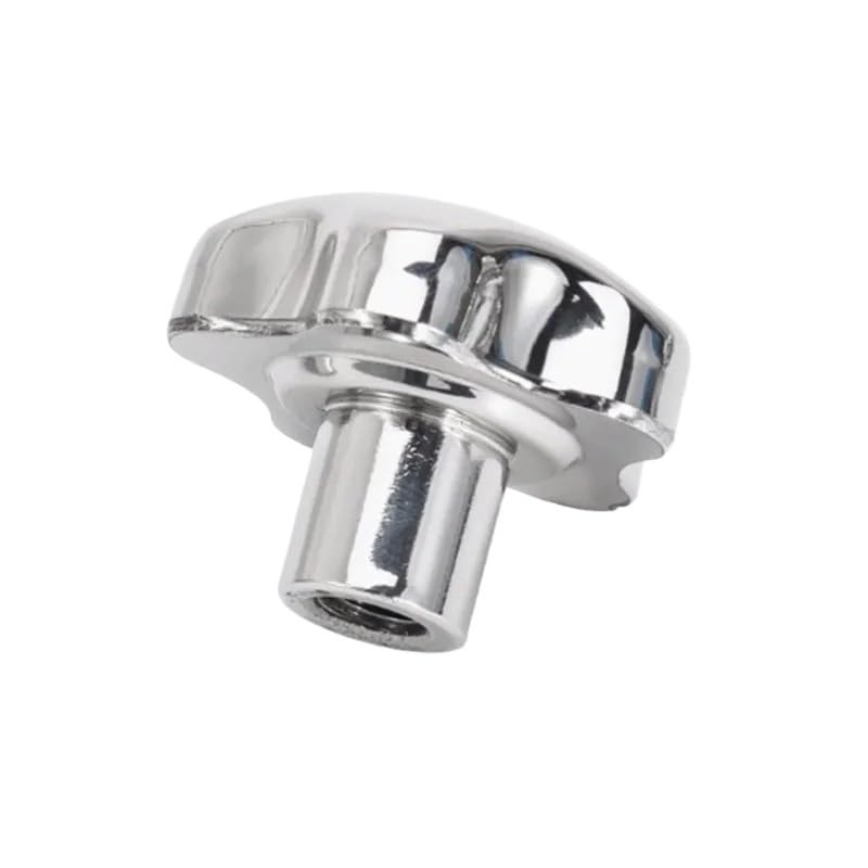 1pc M6 M8 M10 M12 Stainless Steel 304 Female Thread Star Knob Handles Star Shaped Clamping Nuts Knobs Plum Hand Wheel(M10 Head 42mm)