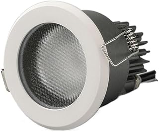 WLBHWL 3.3 Inch IP65 Waterproof LED Downlight, 8W/12W Recessed Lighting Spotlight, 3000K/4000K/5000K Baffle Trim, CRI90, LED Ceiling Lights,- No Flicker