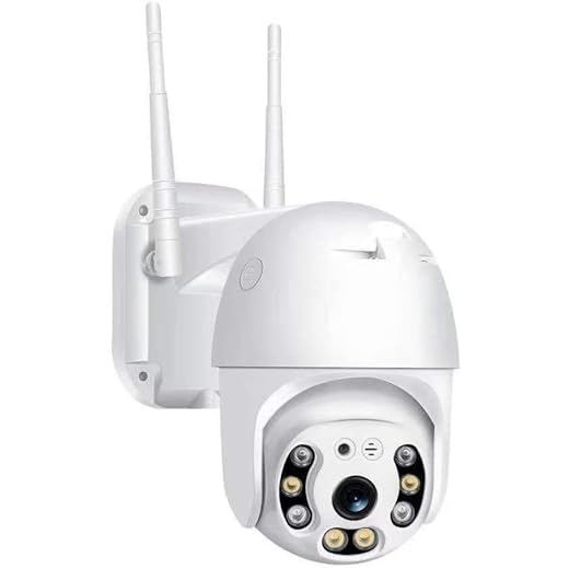 Câmera Ip Speed Dome A6 Icsee Full Hd 1080p Ptz Wifi Ip66 Prova D'água Infravermelho Externa Wifi Hd 2 antenas