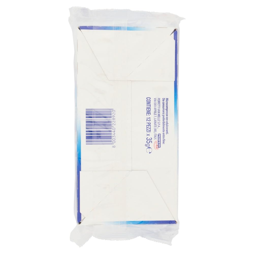 Frisk Clean Breath, Caramelle Dure Gusto Peppermint, Microcompresse con Zinco, con Edulcoranti, Senza Zucchero, Senza Glutine, 50 Unità, Confezione da 12