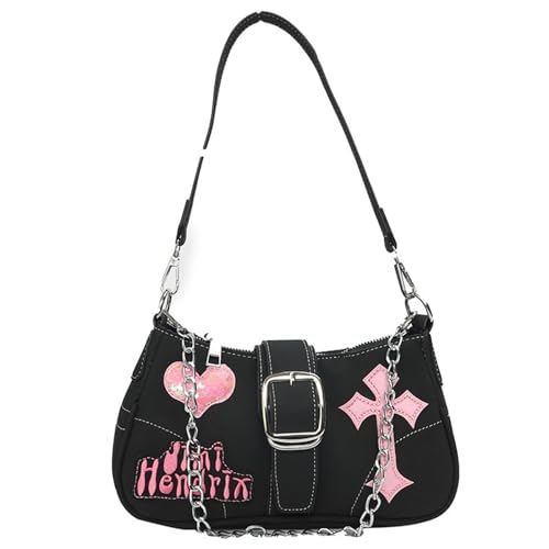 Y2k Accessories Y2k Wallet Crossbody Bag Gothic Retro Crossbody Bag Women's Shoulder Bag
