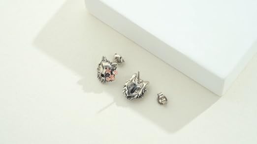 Amazon.com: Wolf Earrings 925 Sterling Silver Wolf Stud Earrings